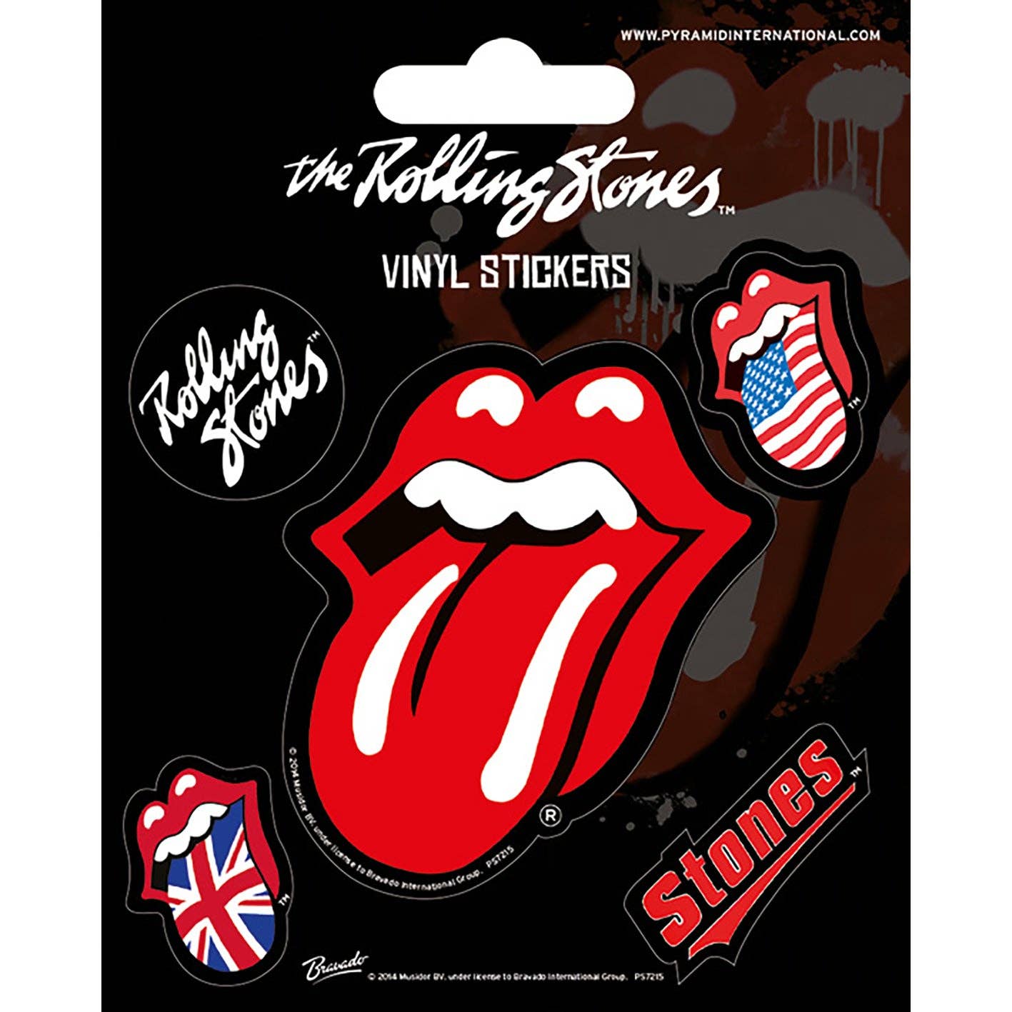 The Rolling Stones (Lips) Sticker Set