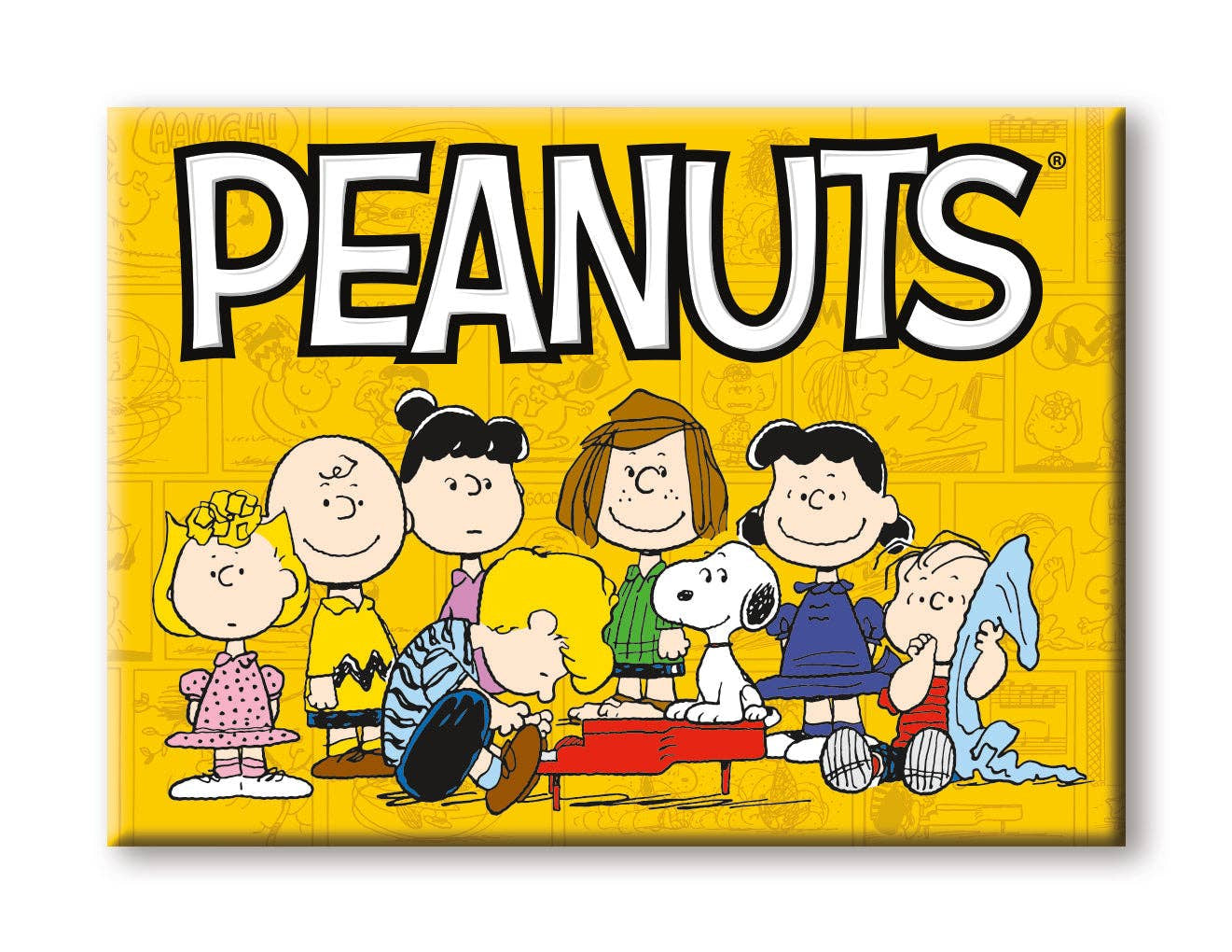 Peanuts - Cast Flat Magnet (2.5" x 3.5") officially licensed Peanuts magnet