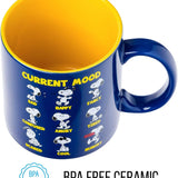 Peanuts Snoopy Moods 20oz Ceramic Mug