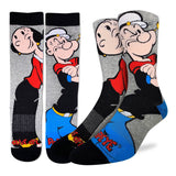 Popeye and Olive Crew Socks