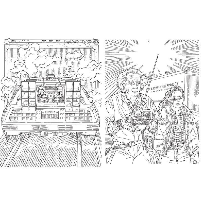 Back to the Future: The Official Coloring Book