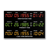 Back To The Future - DeLorean Display Sticker