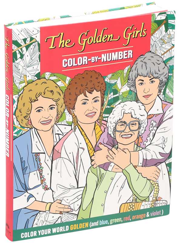 Golden Girls Color-by-Number Book