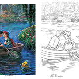 Disney Dreams Collection Coloring Book by Thomas Kinkade Studios