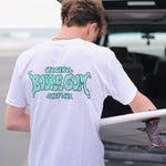 Bubble Gum Surf Wax Foam White surf t-shirt