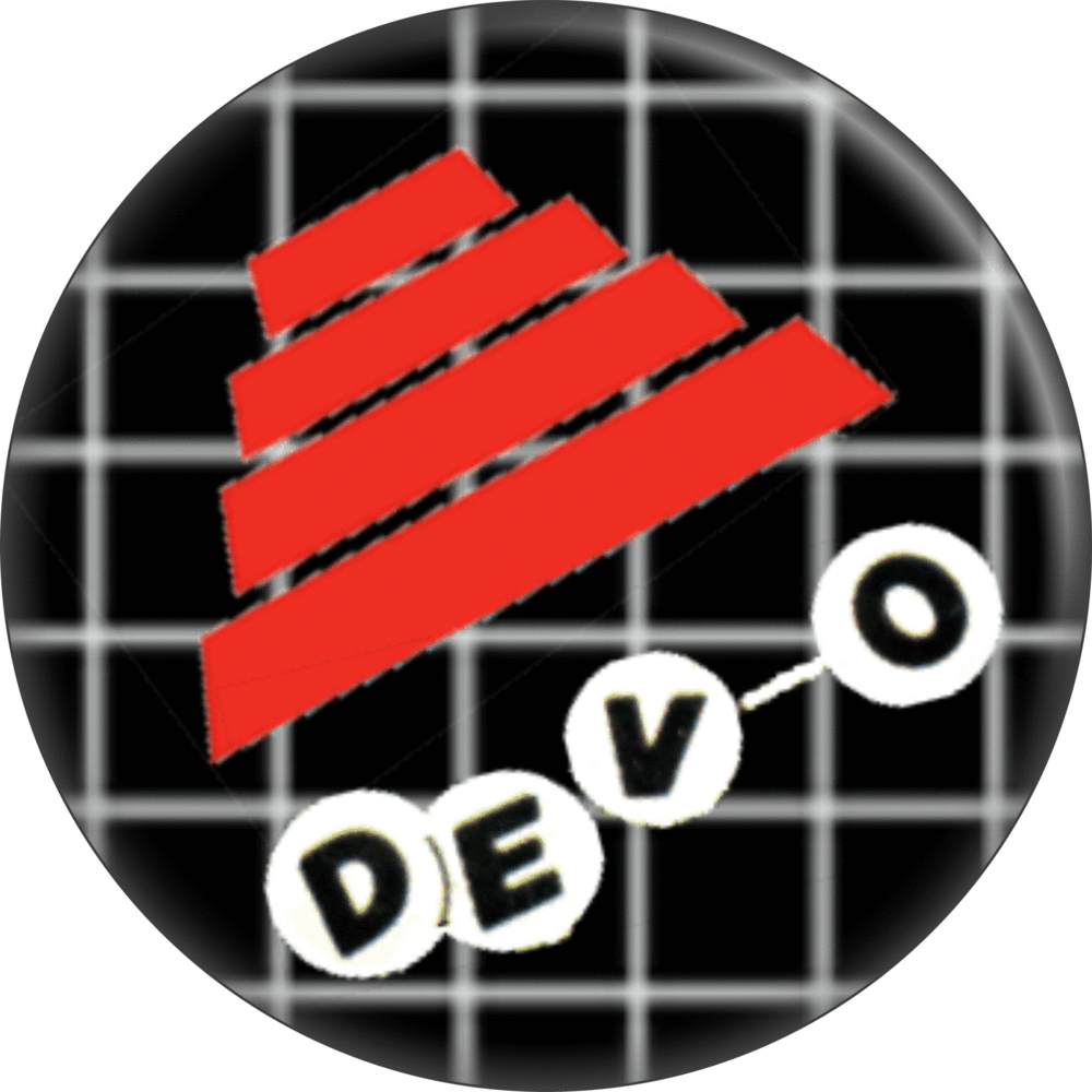 Devo Flower Pot Hat Pin-on Button