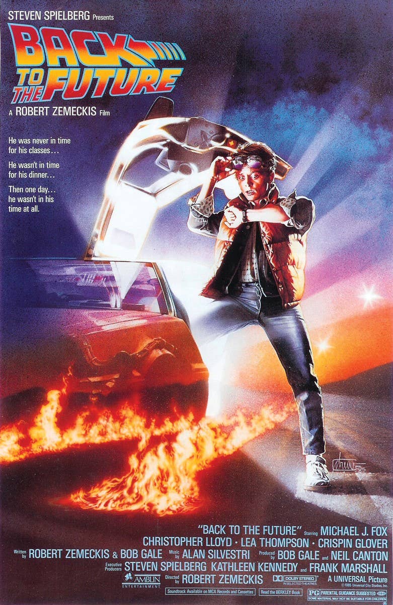 Back To The Future Original Movie One Sheet Size 11x17