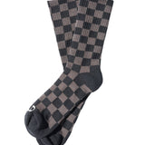 Tonal Checkerboard Socks