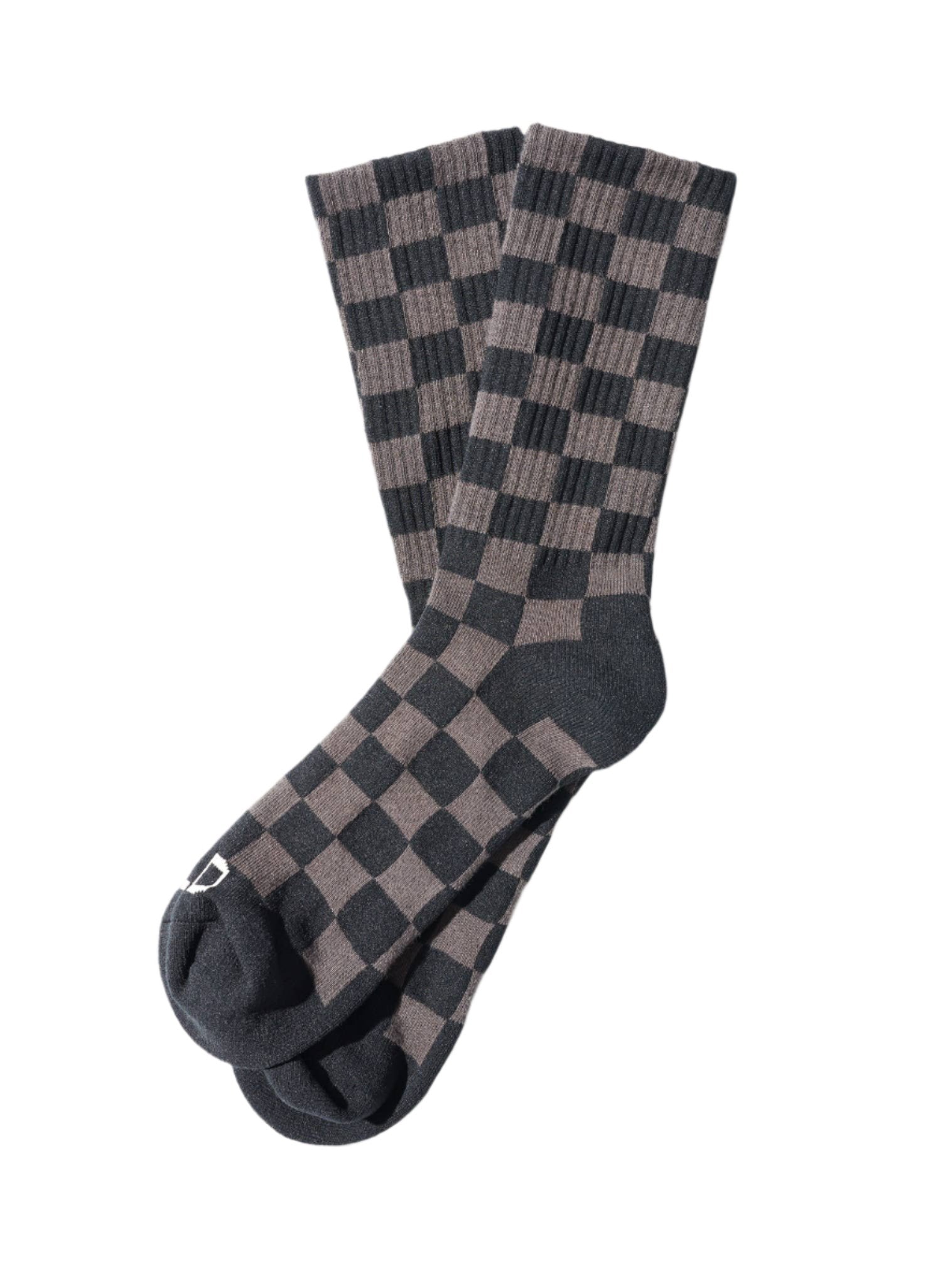 Tonal Checkerboard Socks