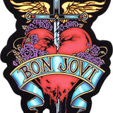 Bon Jovi - Heart And Sword Logo Sticker