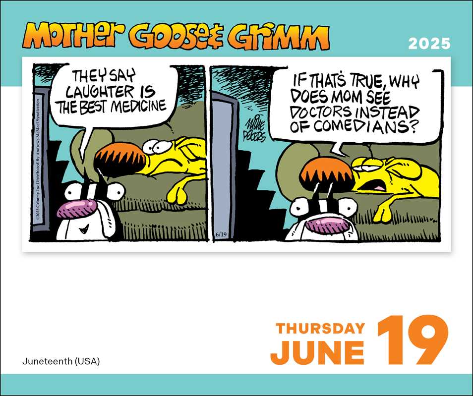 Mother Goose and Grimm 2025 Day-to-Day Calendar by Mike  Peters