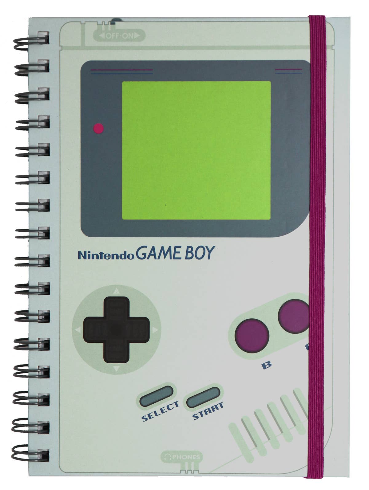 Nintendo Gameboy Spiral Wiro Notebook