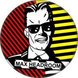 Max Headroom Button Pin