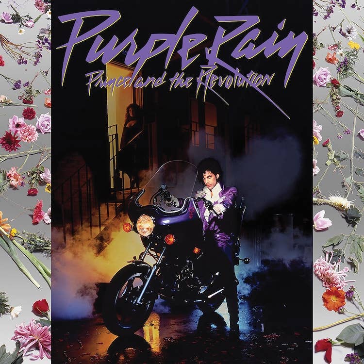 Prince and The Revolution Purple Rain Album Cover Music Poster