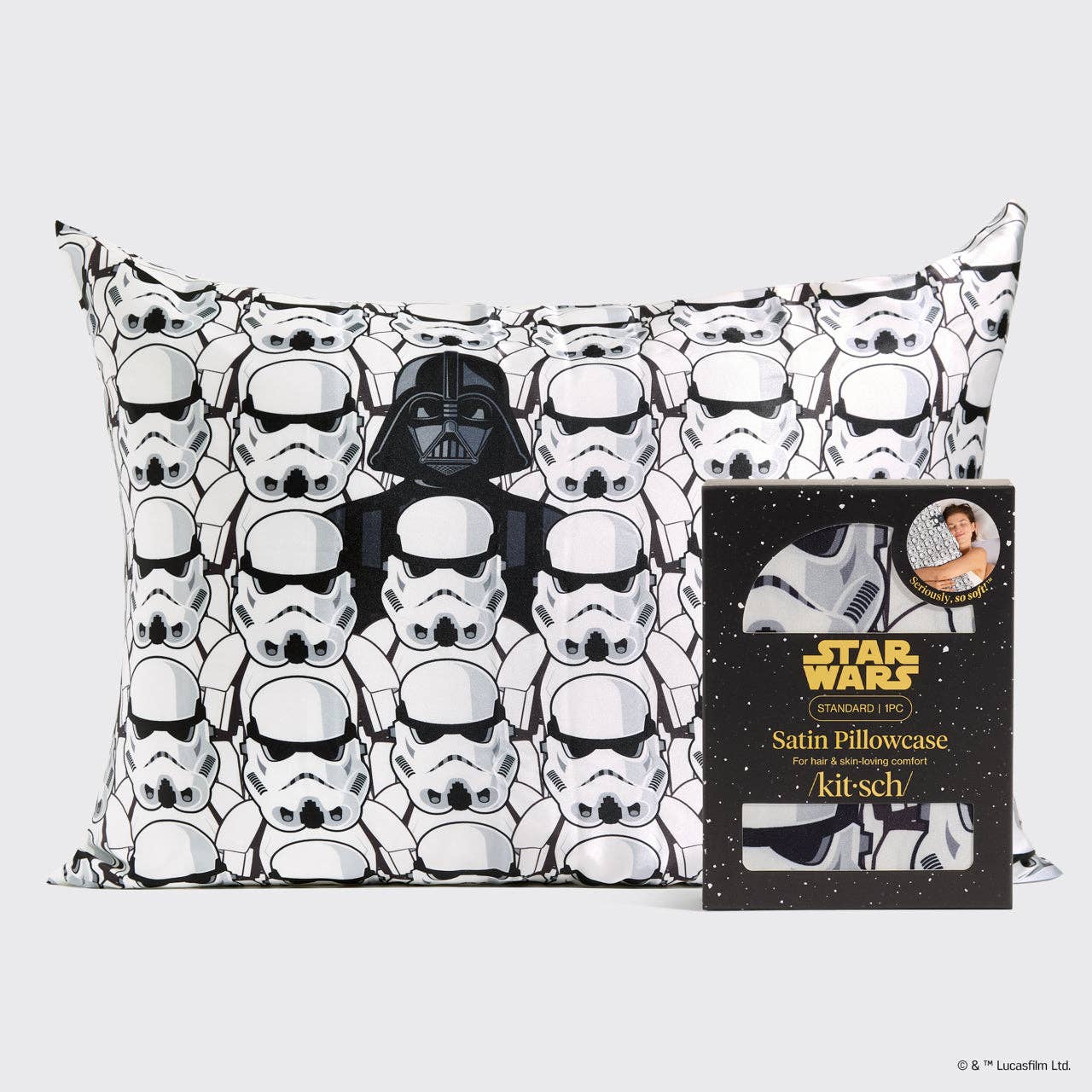 Star Wars x Kitsch Darth Vader satin pillowcase