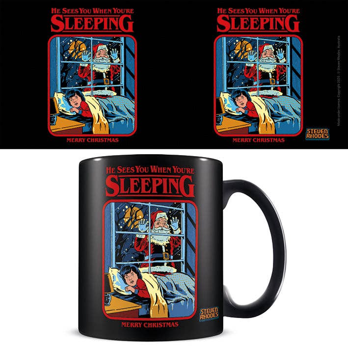 He Sees You When You're Sleeping Christmas Mug