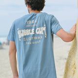 Bubble Gum Surf Wax 84 Slate Blue surf t-shirt