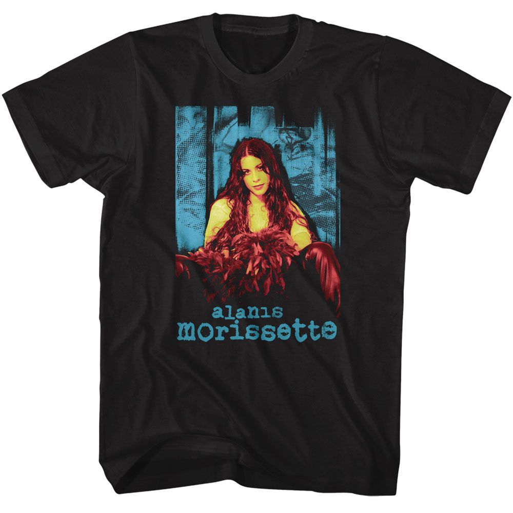 Alanis Morissette Alanis Morissette Tricolor graphic t-shirt