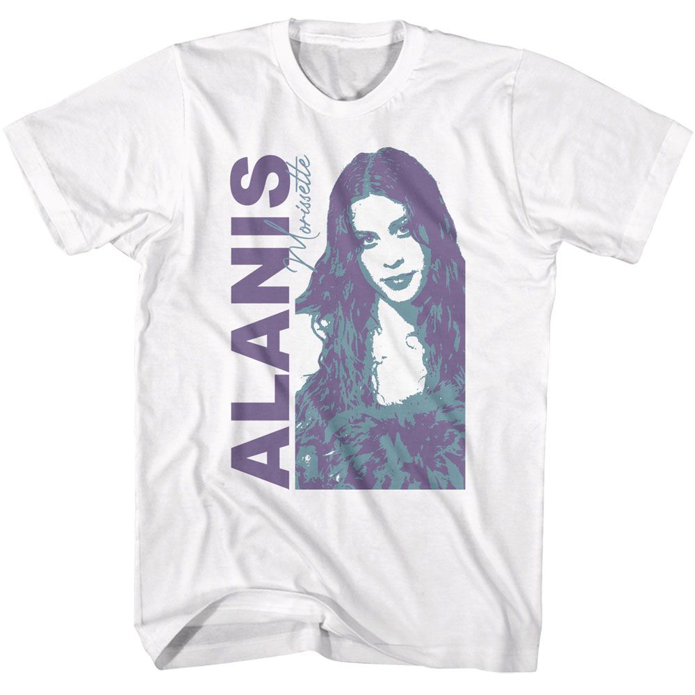 Alanis Morissette Alanis Morissette Duotone graphic t-shirt