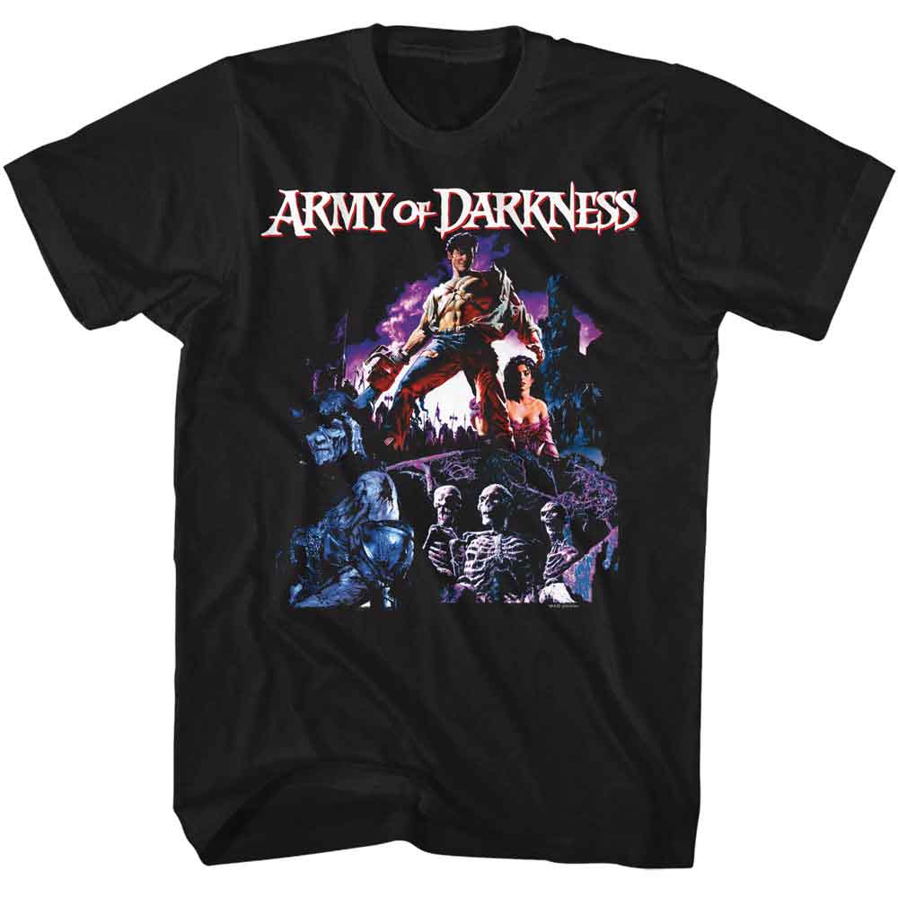 officially licensed Army of Darkness 2-Tone Collage T-Shirt tee