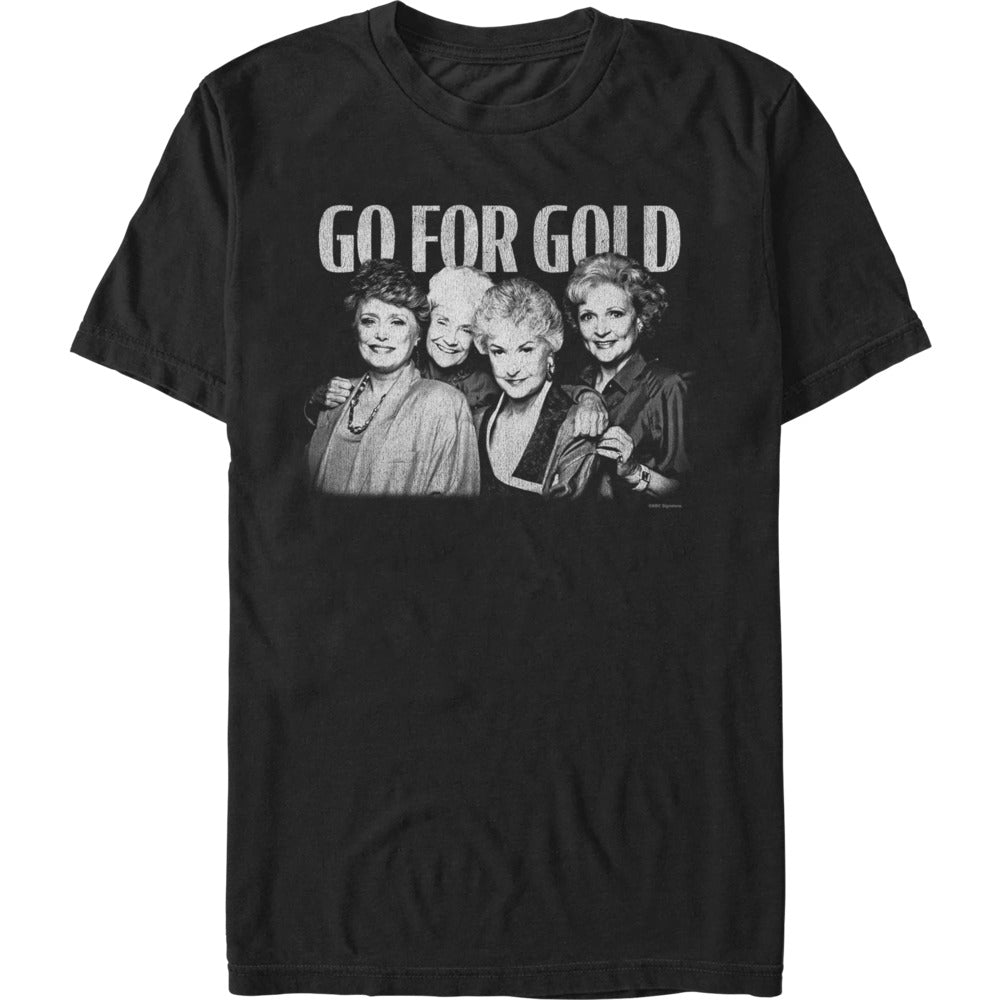 officially licensed The Golden Girls Go For Gold T-Shirt tee