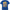 Blue t-shirt featuring Atari’s Missile Command artwork with a bold retro design of a commander launching rockets, framed in a triangle with classic arcade-style lettering.