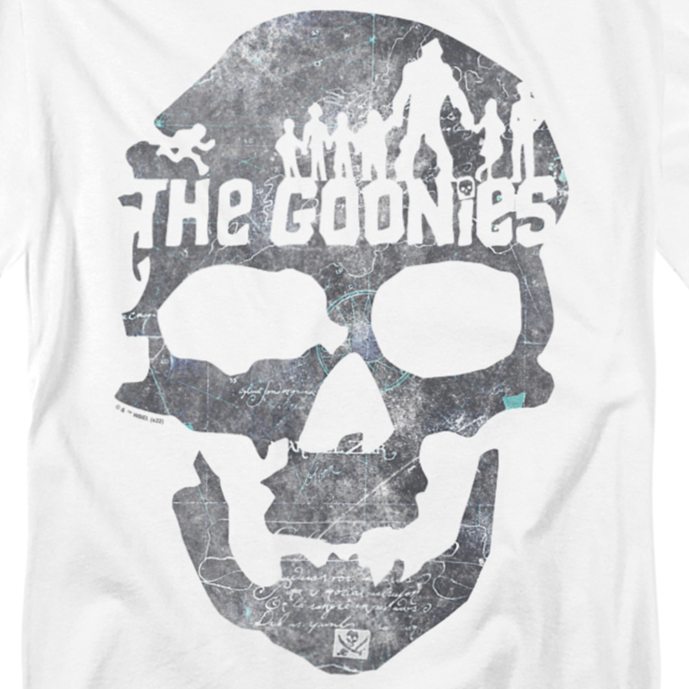 The Goonies Skull Map White T-Shirt