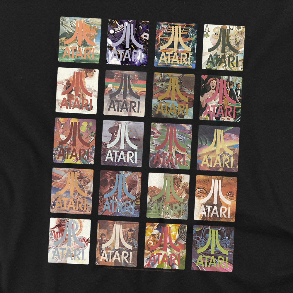 Atari Vintage Game Art Grid T-Shirt