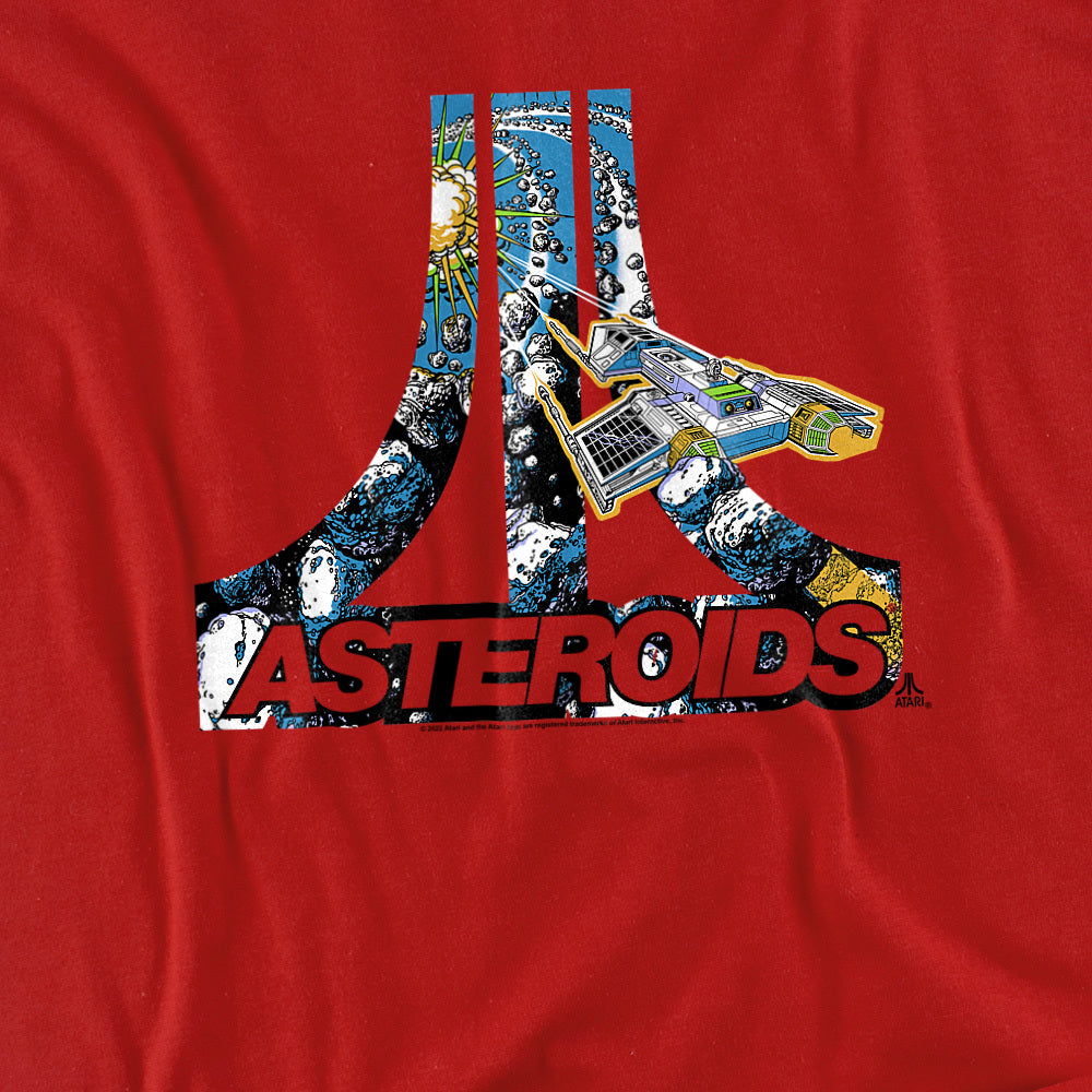 Asteroids Classic Arcade Logo T-Shirt