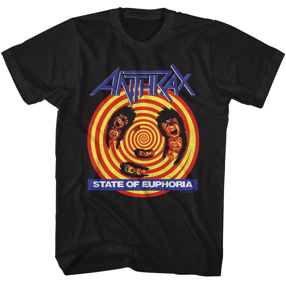 Anthrax State of Euphoria T-Shirt officially licensed graphic tee