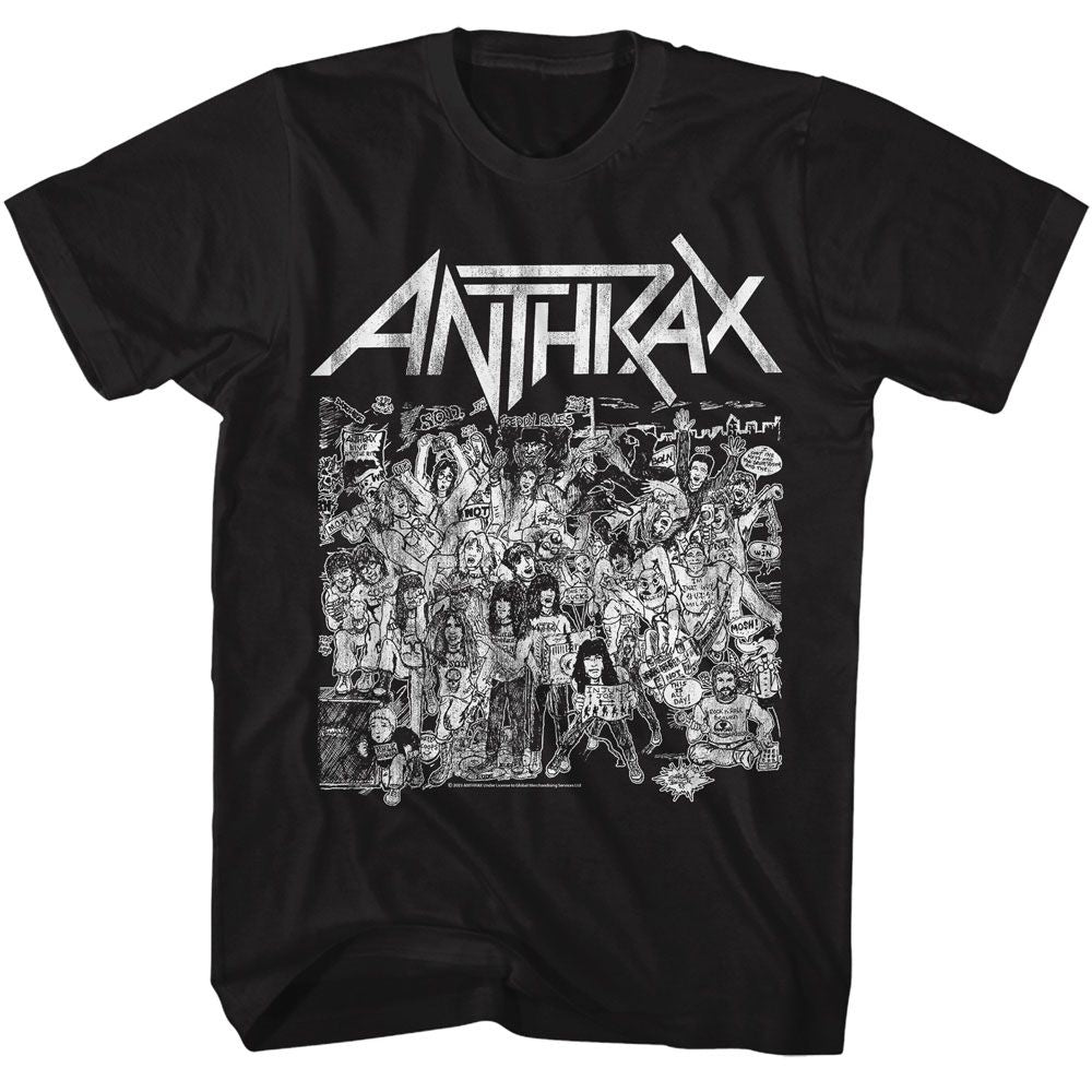 Anthrax No Frills T-Shirt officially licensed graphic tee