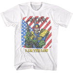 Anthrax I Am the Law T-Shirt officially licensed graphic tee
