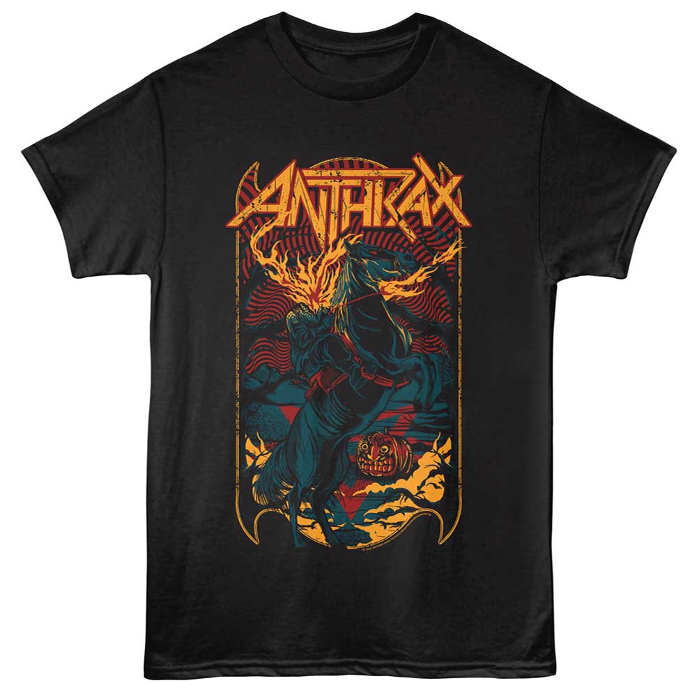 Anthrax Headless Horseman T-Shirt officially licensed graphic tee