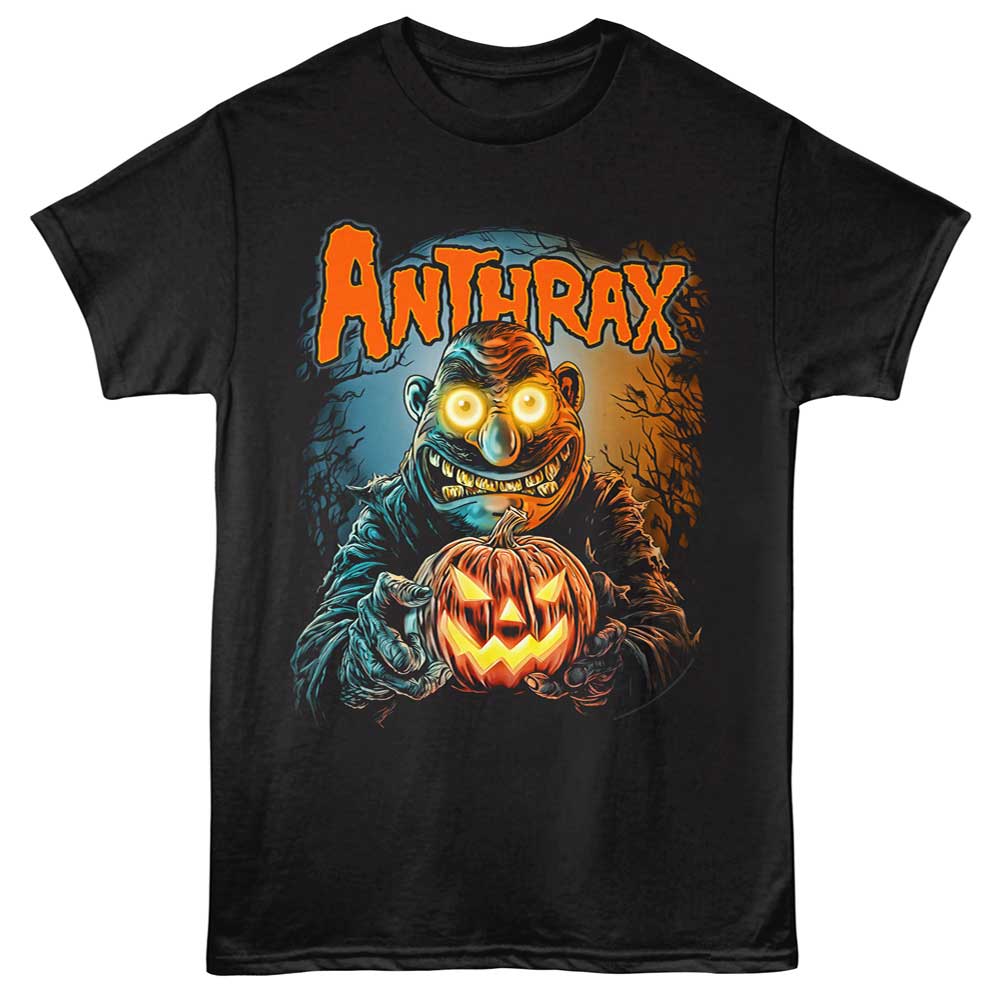 Anthrax Not Man Jack O'Lantern T-Shirt officially licensed graphic tee