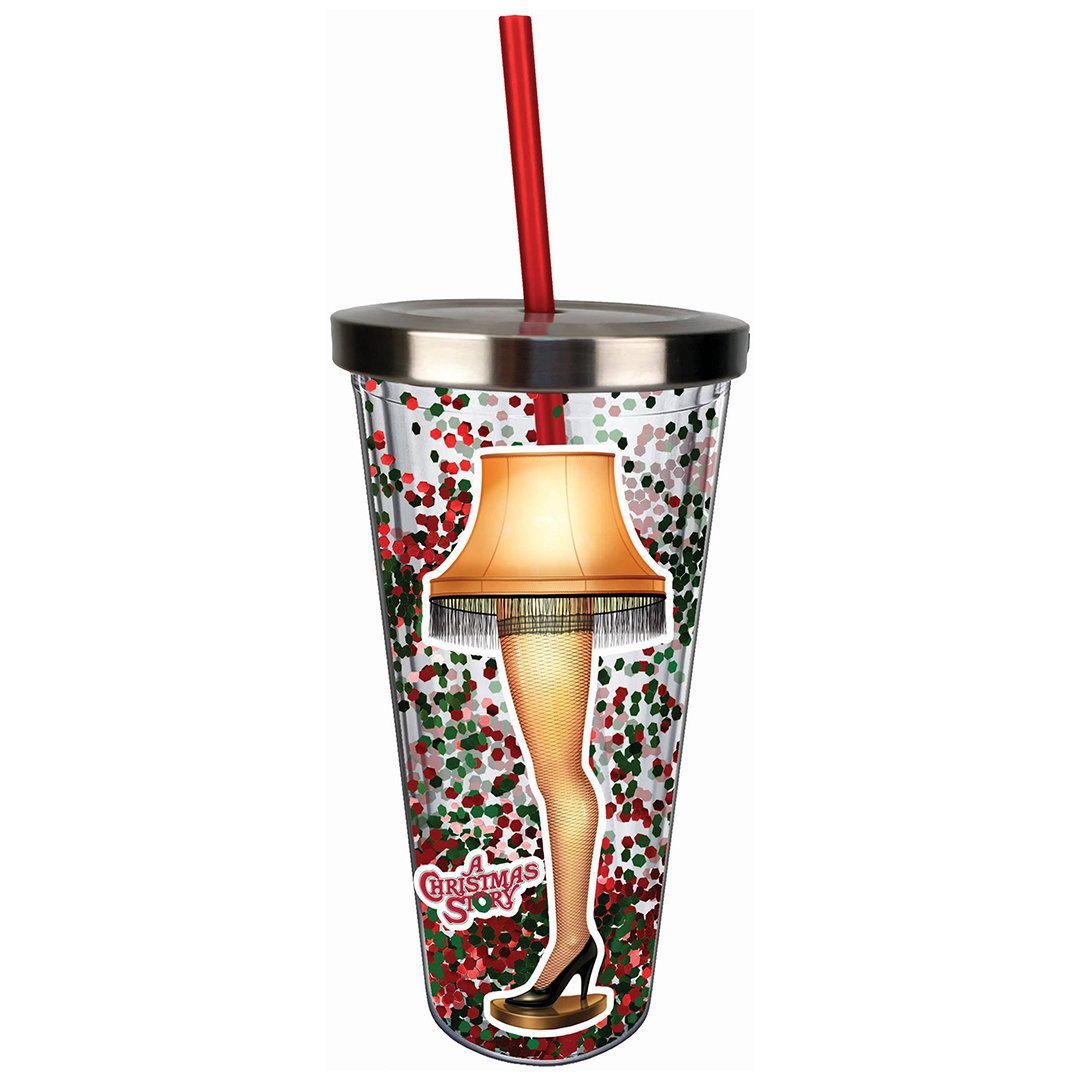 A Christmas Story Leg Lamp Glitter Cup