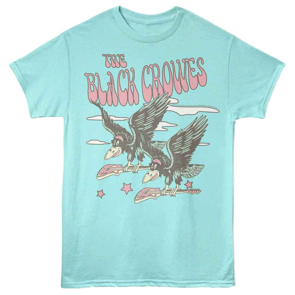 officially licensed The Black Crowes Faded Double Fly T-Shirt tee