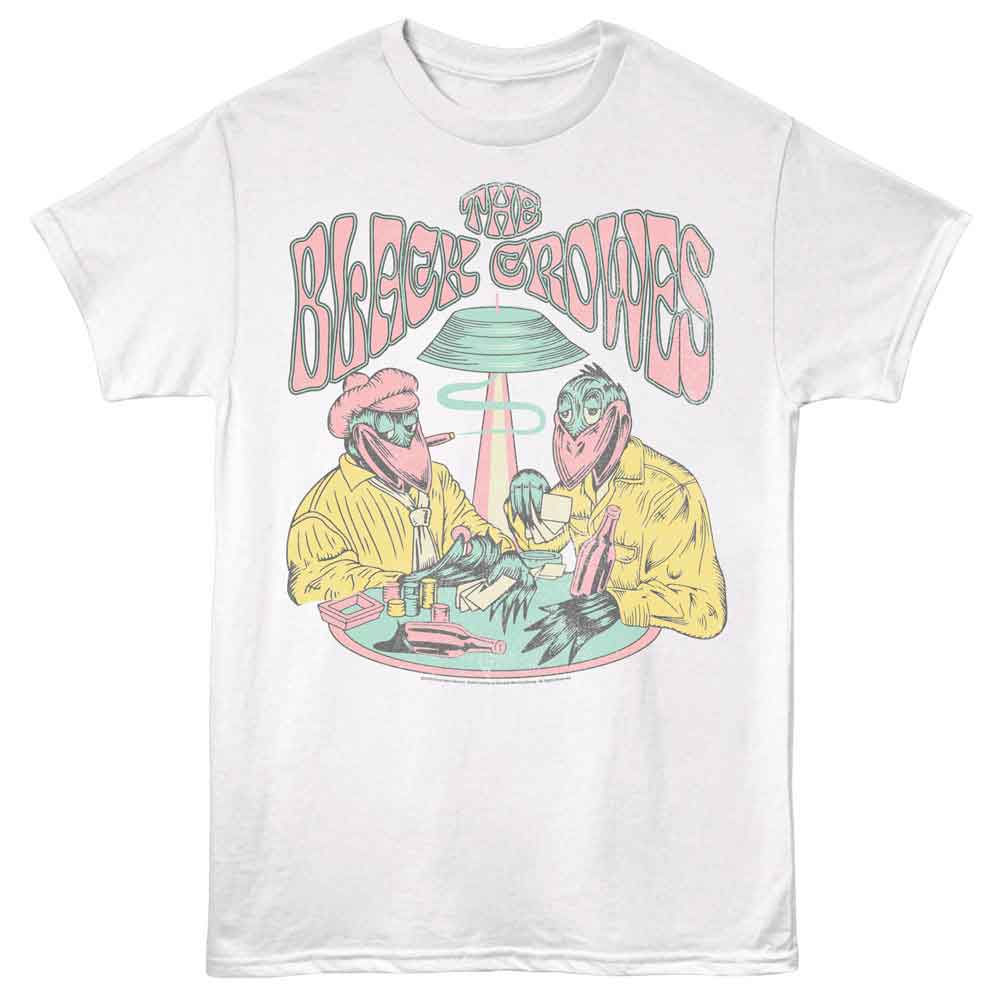officially licensed The Black Crowes Pastel Poker T-Shirt tee