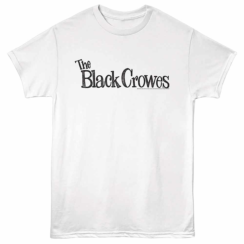 officially licensed The Black Crowes Distressed Logo T-Shirt tee