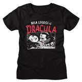 officially licensed Bela Lugosi Dracula Feeding women's tee