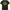 Black t-shirt with the classic yellow Batman bat logo in the center.