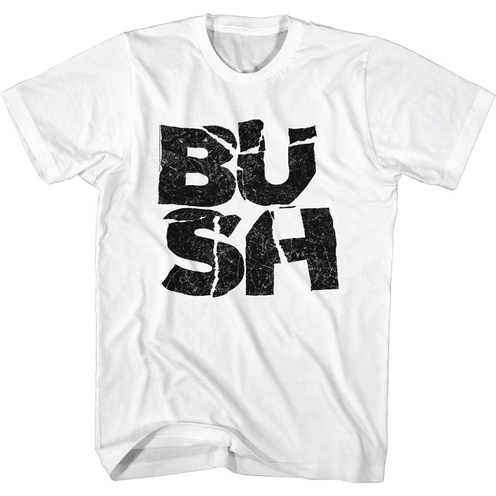 officially licensed Bush Logo White T-Shirt tee