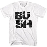 officially licensed Bush Logo White T-Shirt tee