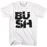officially licensed Bush Logo White T-Shirt tee