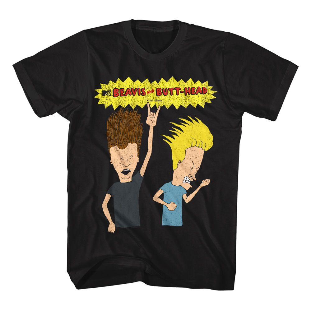 officially licensed Beavis and Butthead Rockin Out T-Shirt tee