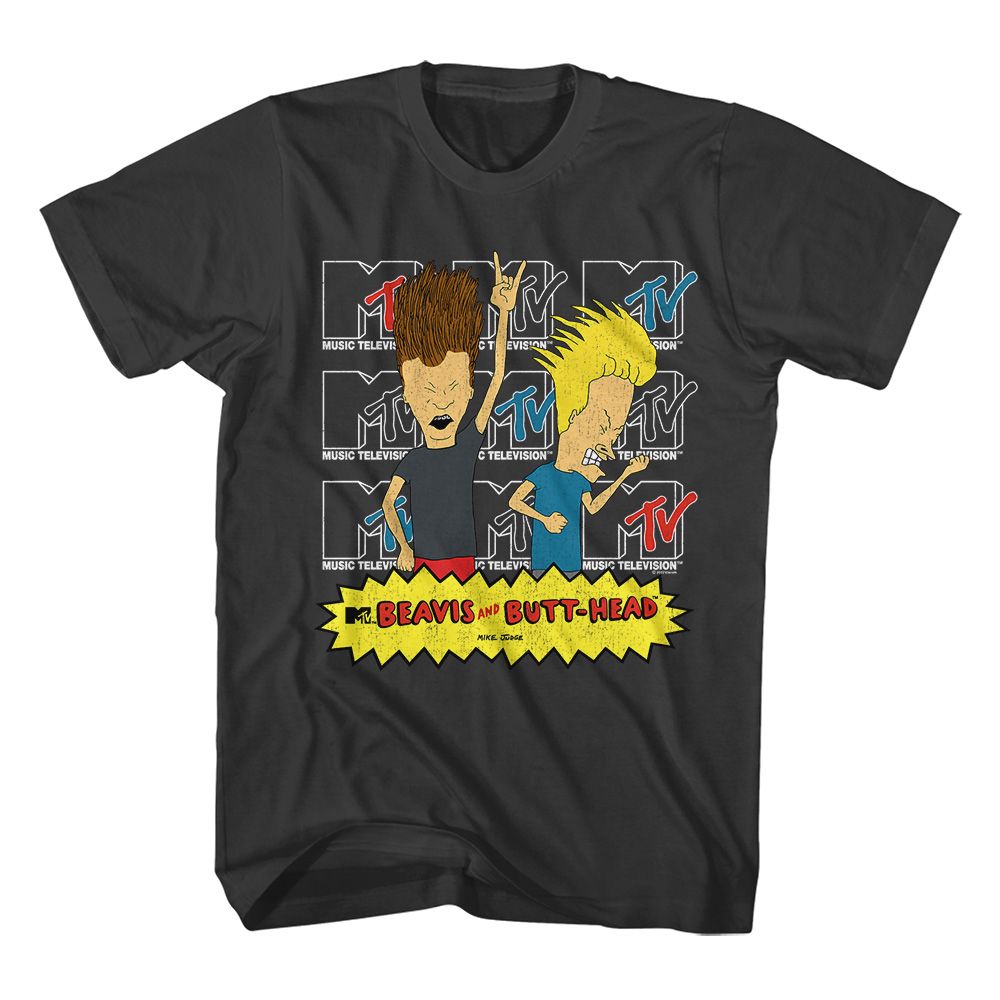 officially licensed Beavis and Butthead Logos T-Shirt tee