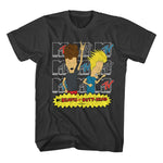 officially licensed Beavis and Butthead Logos T-Shirt tee
