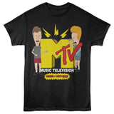 officially licensed Beavis and Butthead Rockin To MTV T-Shirt tee