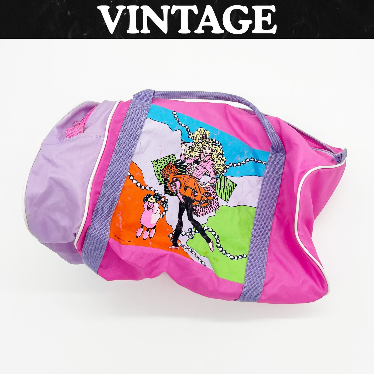 Vintage Barbie Duffle Bag