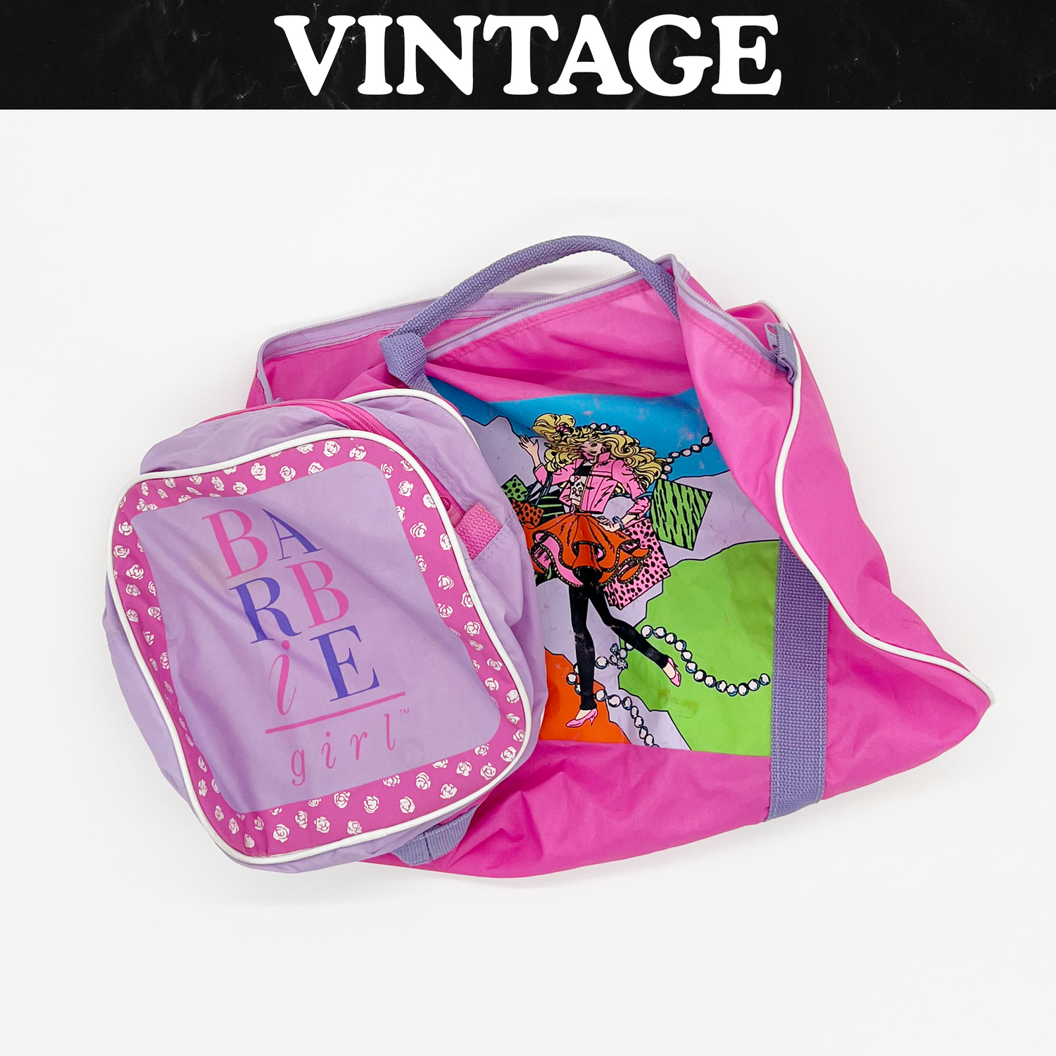 Vintage Barbie Duffle Bag