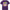Purple Care Bears t-shirt with Cheer Bear swinging in front of a rainbow and the words “Positive Vibes.”